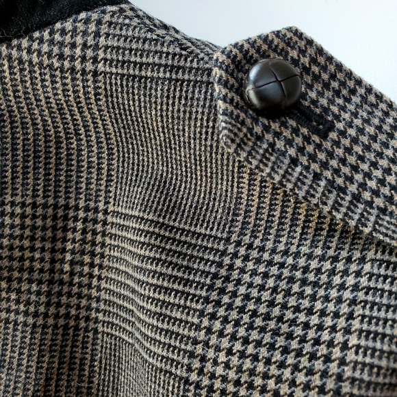 KENNETH COLE Plaid Military Blazer - Picture 5 of 9